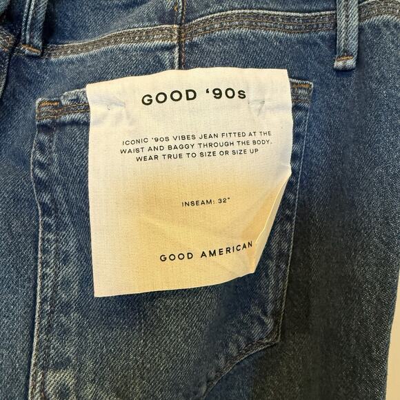 Good American Good 90s Wide Leg Jeans Baggy sz 10 / 30 NWT - Picture 6 of 10